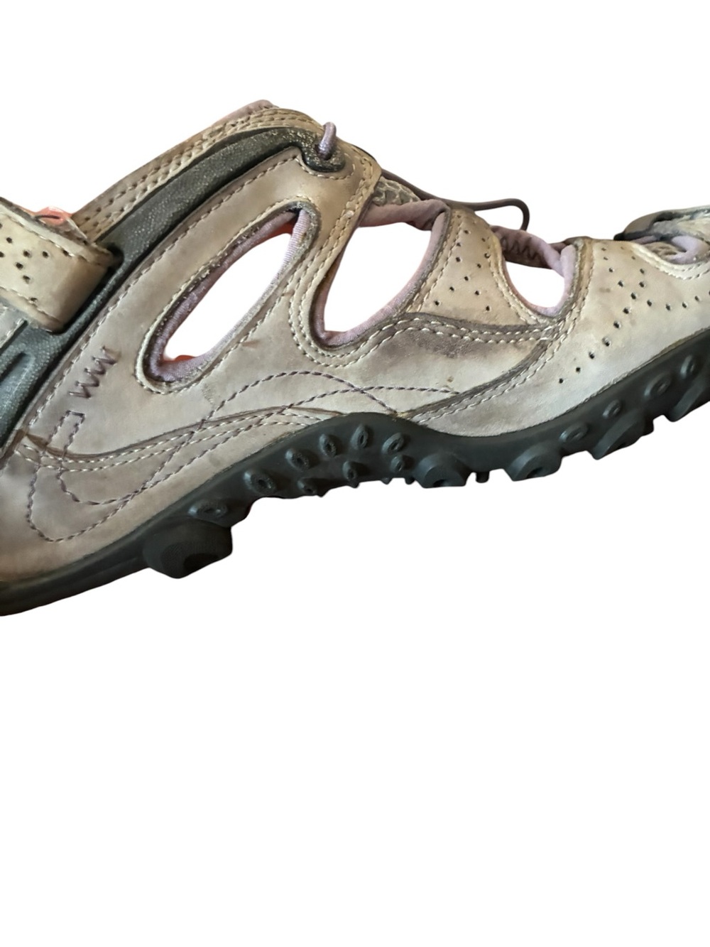Merrell Women's Gray and Pink Hybrid Hiking Sandals - Picture 14 of 15